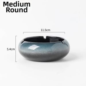 Retro Chinese Ceramic Ashtray Large