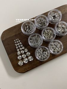 YIFANNAIL Zircon Cut Facet No Base Pile Drill Phong Cách Hoàn Thiện Bóng Mịn Không Có Chân Đế Cho Đồ Trang Trí Móng Tay