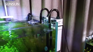 SG Fast Delivery 3-in-1 Aquarium Filter Hang-on Filter with Oxygen Air Pump & Quiet Water Circulation Pump