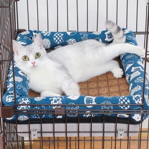 Summer Special Cat Nest Cage Fixed Cooling Ice Silk Pet Bed Mat All Season Universal Cat Sleeping Pad Heat Relief Mat