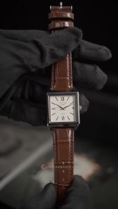 Jam Tangan Pria Christophe Arden CA 2003 MDLSSSLBO White Dial Brown Leather Strap