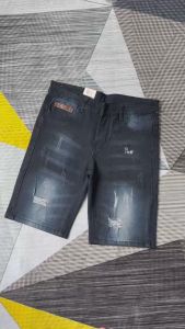 Quần short jean nam ĐEN rách đẹp phong cách 2024 vải jean dày mềm kiểu dáng trẻ trung đúng form giá tốt