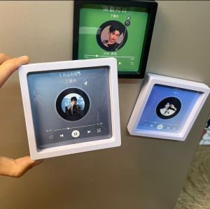 Hộp Nhạc Tự Làm Hỗ Trợ Ngược Trắng Hibiscus Fridge Magnet Chức Năng Ghi Âm Giọng Nói Đồ Trang Trí Nhà Cửa Ở Tỉnh Quảng Đông Trung Quốc