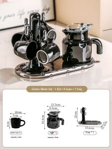 Mr.Snail | Housewarming Wedding Gift Tea Set Water Separation Teapot and Cups