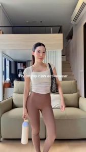 Darlyn - Nola top bra เสื้อออกกำลังกาย แขนสั้น ทรงสวยเข้ารูป ระบายอากาศได้ดี