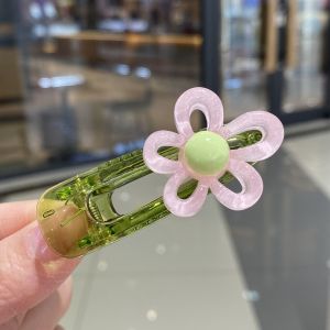Girl Small Size Hair Clip for Broken Hair Plastic Does Not Hurt Hair Side Clip New Arrival Flower Hairpin Baby Kids Bangs Duckbill Clip