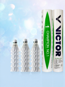 Victor | Duck Feather Durable Competition Badminton 12 Pieces