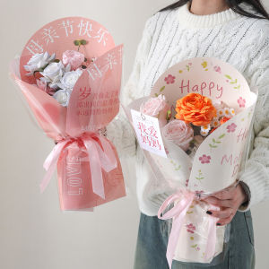 Mothers Day Floral Arrangement Paper Waterproof DIY Small Bouquet Love Mom Flower Bundle Packaging Paper Floral Shop Atmosphere Paper