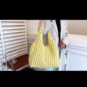 Aiden กระเป๋าสะพายข้างลายดอกไม้ฟองลายเมฆสไตล์ตะวันตก นักเรียนหญิงกระเป๋าสะพายข้าง H-45