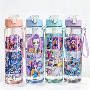 Hasbro | Gradient Water Bottles 750ml High-capacity Drinking Straw Cup Portable Girl Outdoor Bottles Office School