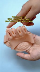 Insole Sepatu Wanita untuk Kaki Hallux Valgus Bunion Bahan Silikon Gel PREMIUM