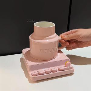 Smart Office Heating Cup Mat Adjustable Warm Base Desk Milk Warmer Insulated Bottom Heat Tabletop Warmth Office Essentials