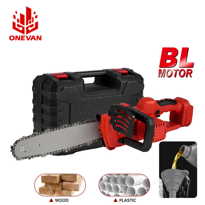 ONEVAN 20000RPM 12 Inch Brushless Motor Electric Chainsaw Cordless ...