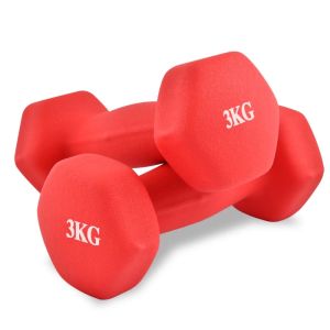 ดัมเบล ดัมเบลยาง ดัมเบลยกน้ำหนัก หุ้มยางกันกระแทก รุ่น Q304 อุปกรณ์เสริมกล้ามเนื้อ 1 Kg  2 Kg  3 Kg  4 Kg  5 Kg แบรนด์ BG