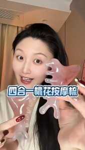 [COD] Facial Massager Tool Anti-Aging Head Massager Scratcher Neck Gua Sha Scraper Lifting Firming Skin deal Skincare经络梳 Premium Detangling Massage Comb for Scalp Care - Single Item