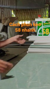 480k S8 5L 1.4tr S8 18L Keo phun S8 dán gỗ nội thất thùng nhỏ 5L/3.3kg và thùng lớn 18L/10kg - NEO S8 A9 Plus