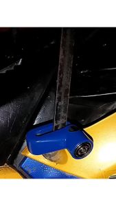 Disc lock Motorbike Bike Motosikal Bicycle Anti Theft Wheel Disc Brake Lock Security With Keys