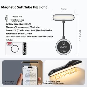 Ulanzi | Eye-Protective Portable Light for Magsafe Compatible iPhones