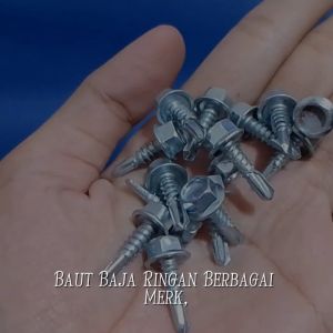baut baja ringan 10x16 jual ecer isi 10pcs