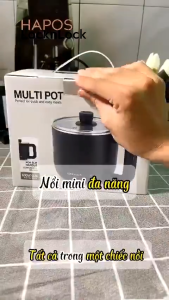 Nồi Điện Đa Năng LocknLock EJP116BLK - Dung Tích 800ml 600W Nấu Mì Nấu Lẩu Mini Hâm Nóng Canh