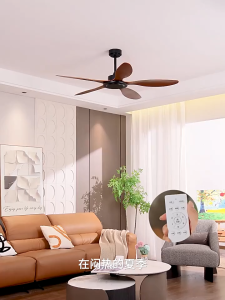 Ceiling Fan Light DC Motor With 3 Tone LED Light | Remote Control | 5 Blades