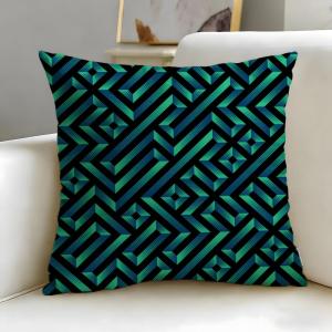 Mosaic Pattern Cushion Cover Soft & Easy-Wash Pillow Case – Versatile for Couch Bed Travel and Office