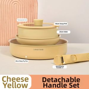Jeetee |Detachable Handle Multi-functional Cookware Set