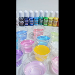 Transparent Silicone Pigment Liquid Dye 18 Colours 10ml Set Taba Squishy Mold Making Craft DIY Impression Casting & Arts