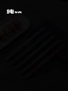 Elegant Chinese Style Anti-Slip Titanium Chopsticks Set for Home and Commercial Use