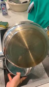 Dung dịch tẩy sạch và bảo vệ mặt kính bếp từ hồng ngoại tẩy inox 3 trong 1 Denkmit 300ml Yêu Bếp Nghiện Nhà VNM