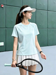 OUMULONG | Moisture-wicking Quick-dry Ice Silk Womens Sports T-shirt