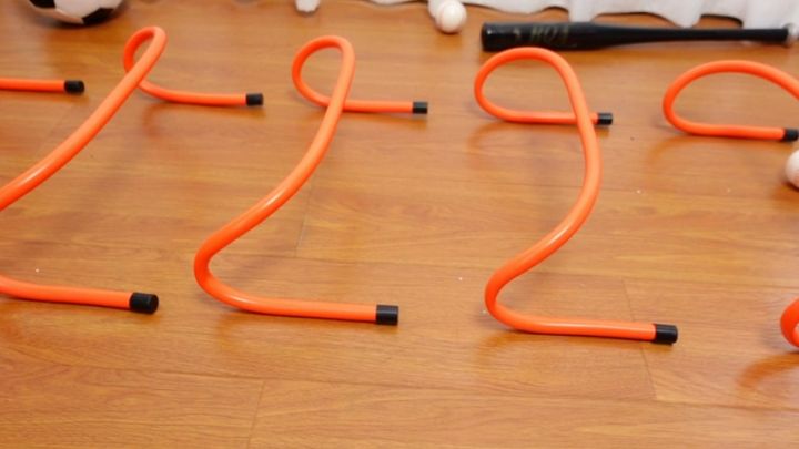 5pcs Training Hurdle Frame Bending Hurdle Agile Jumping Ladder ...