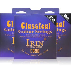 IRIN | IRIN Classical Guitar Strings Set Nylon+Silver Plated Winding Classical Guitar Strings 1-6 String Guitar Accessories