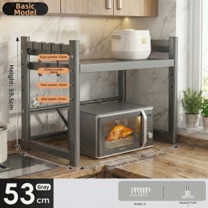 NIFENG | Extendable Multi-functional Microwave Oven Storage Rack
