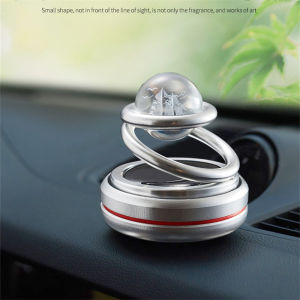 SXH Solar Rotating Suspended Planet Car Fragrance Creative Car Perfume Decoration Gifts Air Fresheners