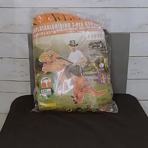 Funny Adult T-REX Inflatable Dinosaur Costume Cosplay Fancy Dress Halloween Party For Men Women