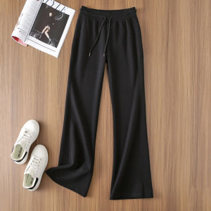 Quần Ống Loe Cạp Cao Cho Nữ Dáng Dài Dáng Ôm Vừa Vặn Quần Thường Ngày Đa Năng Thoải Mái Cotton Polyester Mùa Hè 2024