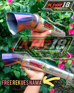 SILENCER KNALPOT RACING DAENG SAI 4 CORONG DIAMOND UK SOK 50/51 INLET DAN BISA REKUES NAMA