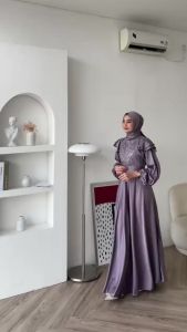 BISA COD-BEST SELLER ERGINA DRESS SILK BUSUI FRIENDLY SIZE M-XXL DRESS KONDANGAN DRESS PESTA DRESS DRESS BRIDESMAID