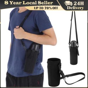 ⭐【LazTop Seller】500-1500ML Insulated Material Thermos Holder Water Cup Neoprene Pouch Mug Sleeve Bottle Insulated Bag Sports Water Bottle Case LZC-Aquaflask-Holder-Bag