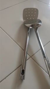 SODET MASAK SERBAGUNA: Spatula Stainless Steel & Sutil Tanpa Sambungan