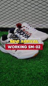 Working Sneakers For You Sepatu Badminton Pria Olahraga Code SM-02 Size 39 - 43