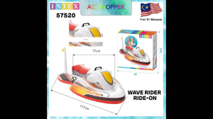 INTEX 57520 Inflatable Wave Rider Raft Lifebuoy Aid Float Boat Swimming Pool PVC/Kayak Pelampung Kayak