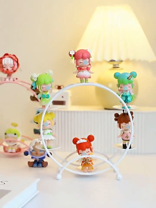Vinnatsu: 4 Tingkat Tangga Rak Pajangan Boneka Stairs Display Action Figure Stand Perhiasan Rak Serbaguna Tempat Pajangan