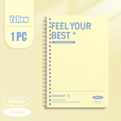 60Sheets/Book A5 Spiral Notebooks Perforated Pages Color Notepad Horizontal Line Inner Pages Hand Account Book School Office