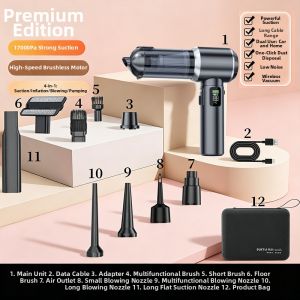 Portable Car Vacuum Cleaner Strong Suction
