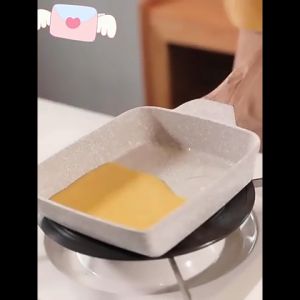 Newyorkbigsale กระทะ กระทะลายหินอ่อน กระทะมินิมอล เคลือบเทฟล่อน No.Y1309