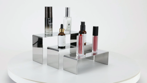 3Pcs Stainless Steel U-Shape Display Stand Gold/Sliver Showcase Collectibles Display Stands