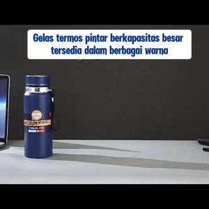 Thermos Stainless Steel Tahan Panas Dingin Dengan Pengaturan Suhu Otomatis Termos Travel Bahan Sus 304 Anti Karat