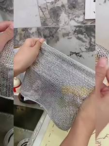 Set 5 Chiếc Khăn Lau Lưới Rửa Chén Bát 20x20cm Đa Năng